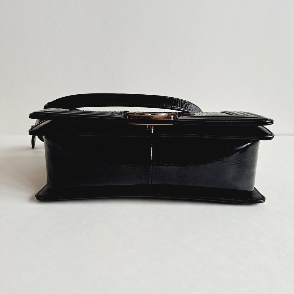 Chanel Black Python Medium Boy Flap Bag - Picture 12 of 16